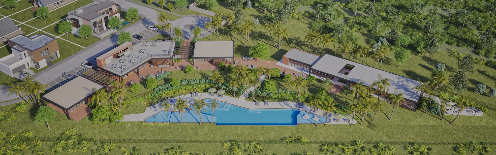 Vista panorâmica do clube